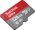 Sandisk 128GB High Speed MicroSDHC Memory Card - Class 10