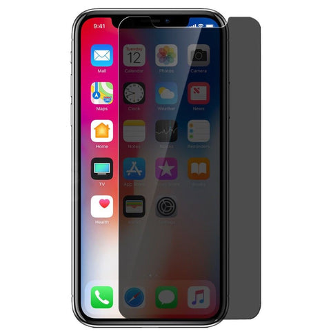 iPhone X/XS/11 Pro - Privacy Screen Protector - Tempered Glass - 3D Full Cover
