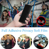 3 Pack Privacy Screen Protector TPU Film Fingerprint Works Anti-Peep Anti-Spy 3D Edge - ZD3Z23