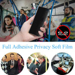 3 Pack Privacy Screen Protector TPU Film Fingerprint Works Anti-Peep Anti-Spy 3D Edge - ZD3Z21