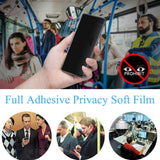 Belt Clip Case and 3 Pack Privacy Screen Protector Swivel Holster TPU Film Kickstand Cover Anti-Peep Anti-Spy - ZDA86+3Z22