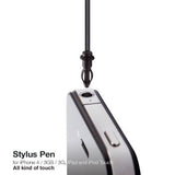 Stylus Touch Screen Pen - Compact - Aluminum - Silver - S46
