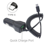 30W USB-C Car Charger Extra QC3.0 Fast Port - Fonus M56