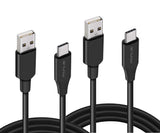 6ft and 10ft Long USB-C Cables Fast Charge TYPE-C Cord Power Wire Data Sync High Speed - ZDY73