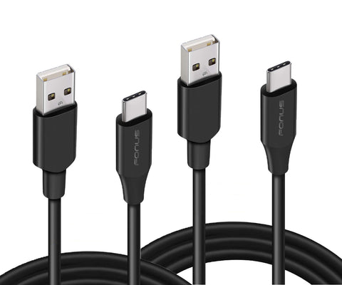 6ft and 10ft Long USB-C Cables Fast Charge TYPE-C Cord Power Wire Data Sync High Speed - ZDY73