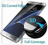 Samsung Galaxy S7 - Screen Protector Silicone TPU Film - Curved - Full Cover - HD Clear