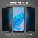 Samsung Galaxy Note 10 Plus - Privacy Screen Protector TPU Film - FingerPrint Unlock