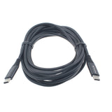 10ft USB-C to Type-C PD Cable Charger Cord - TPE - Black - Fonus K92