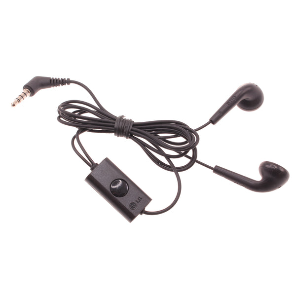 Black Hands Free Stereo Soft Earbuds - Sale price - Buy online in