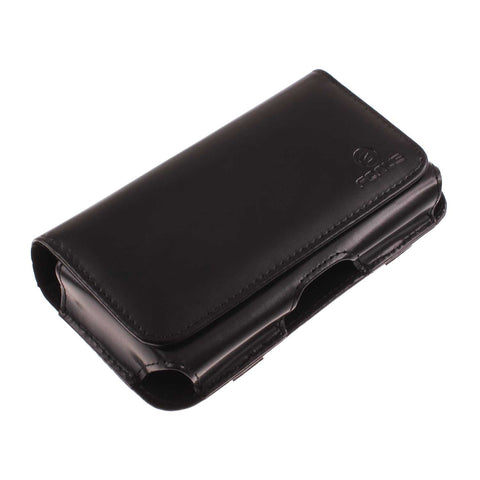 Leather Case Belt Clip Swivel Holster - Cover - LCASE35 - Black - Fonus D29