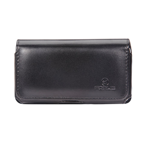 Leather Case Belt Clip Swivel Holster Cover - LCASE30 - Black - Fonus M68