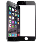 iPhone 6S/7/8 - Tempered Glass Screen Protector - HD Clear - 5D Curved - Full Cover - Black 910-1