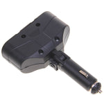 2-Port 12V DC Socket Car Charger Adapter Splitter 2-Port USB - Fonus D80