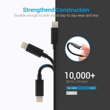 6ft and 10ft Long USB Cables Fast Charge Power Cord Wire Data Sync - ZDY60