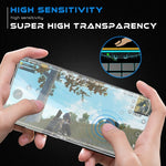 Samsung Galaxy S20 - Tempered Glass Screen Protector - 3D Curved - Full Cover - Fingerprint Unlock