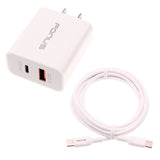 36W Fast PD Home Charger 6ft Long USB-C Cable Power Cord - ZDE41