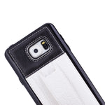 Leather Case Luxury Wallet Cover Credit Card ID Slot Stand - White - Selna N81