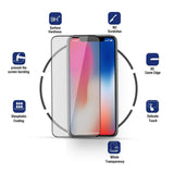 iPhone X/XS/11 Pro - Tempered Glass Screen Protector - HD Clear - 5D Curved - Full Cover