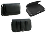 Leather Case Belt Clip Holster Cover - LCASE13 - Black - B13