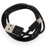 6ft USB to Lightning Cable Charger Cord - TPE - Black - S08