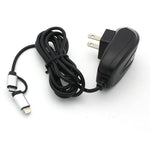 2-in-1 Home Wall Charger 6Ft Cable - MicroUSB and Lightning - Fonus D17