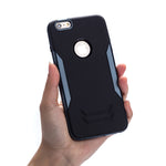 Hybrid Case Dual Layer Armor Bumper Cover - Dropproof - Blue - Selna N45