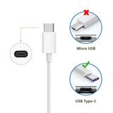 3ft and 6ft Long USB-C Cables TYPE-C Cord Power Wire Data Sync Charging Cord - ZDZ45