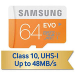 Samsung Samsung 64GB High Speed MicroSDHC Memory Card - Class 10