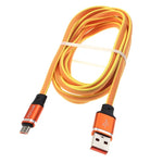 6ft USB Cable Orange MicroUSB Charger Cord Power Wire
