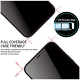 Belt Clip Case and 3 Pack Privacy Screen Protector Swivel Holster Tempered Glass Kickstand Cover Anti-Spy Anti-Peep - ZDD13+3G28
