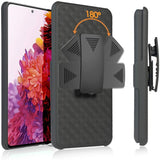 Belt Clip Case and 3 Pack Privacy Screen Protector Swivel Holster Tempered Glass Anti-Spy Kickstand Cover - ZDA83+3T50