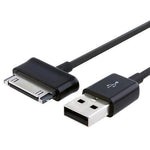 30-Pin USB Cable Charger Cord - TPE - Black - M09