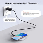 15W Wireless Charger Fast Charging Pad Slim Quick Charge - ZDWH3