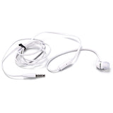 Mono Earphone 3.5mm Headphone - Flat - In-Ear - Single Earbud - White - Fonus F70