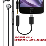 3.5mm Female to USB-C Male Headphone Audio Adapter - Fonus S83