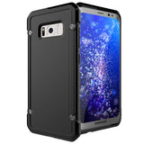 Hybrid Case Dual Layer Armor Defender Cover - Dropproof - Black - Selna L07