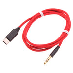 TYPE-C to 3.5mm Aux Cable Audio Cord Car Stereo Aux-in Adapter Speaker Headphone Jack Wire - ZDE42