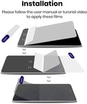 3 Pack Matte Screen Protector TPU Film Anti-Glare Anti-Fingerprint Fingerprint Works Case Friendly - ZD3Z37