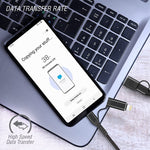 4-in-1 USB-C Cable Fast Charger Power Cord Wire USB - ZDZ48