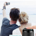 Mini Wireless Speaker - Hands-free Mic - Remote Selfie Shutter - Black - K84