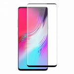Samsung Galaxy S10 5G - Tempered Glass Screen Protector - Full Cover Curved - Fingerprint Unlock