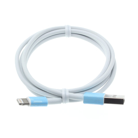 MFI Certified 3ft USB to Lightning Cable - TPE - White - Pinyi - K76 878-1