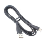 6ft USB-C Cable Charger Cord - TPE - Black - Fonus K90