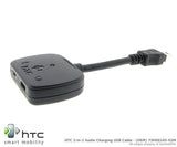 HTC HTC Mini-USB Headphone Charger Adapter