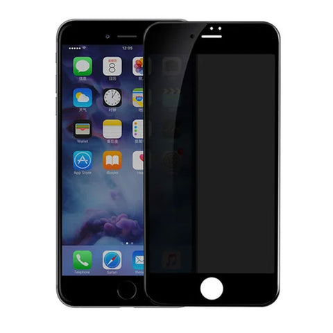 iPhone 6S/7/8 - Privacy Screen Protector - Tempered Glass - 4D Full Cover - Black 917-1